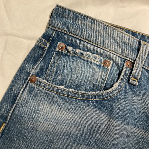 rag & bone Rosa Mid-Rise Boyfriend Distressed Ankle Jeans - Picture 7 of 16